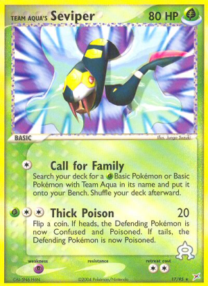Team Aqua's Seviper