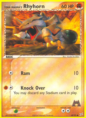 Team Magma's Rhyhorn