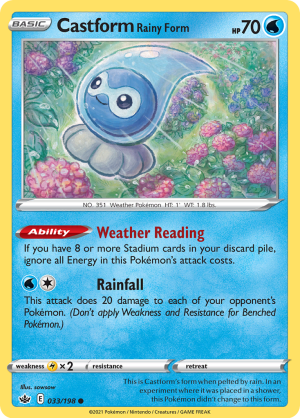 Castform Rainy Form